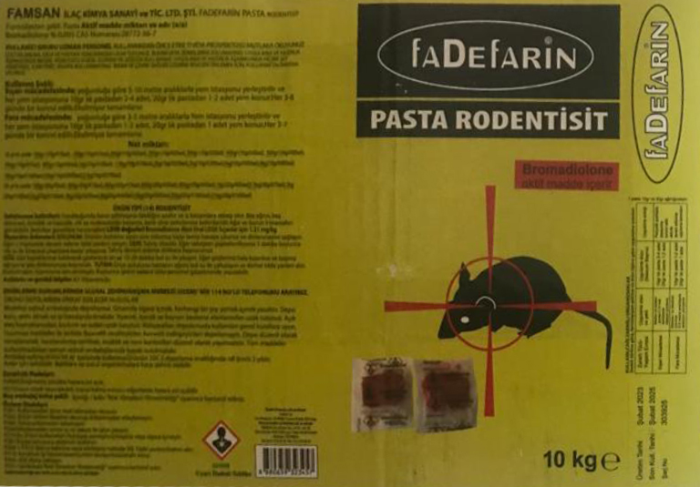 Fadefarin Pasta Rodentisit 10 Kg